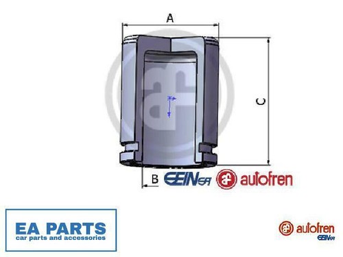 Piston brake caliper for - piston,,
