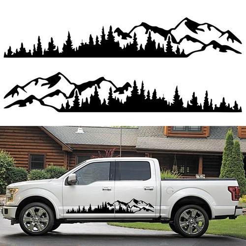 Pair car stickers tree - 1,